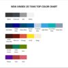 tank top color chart - Westside Gunn Merch